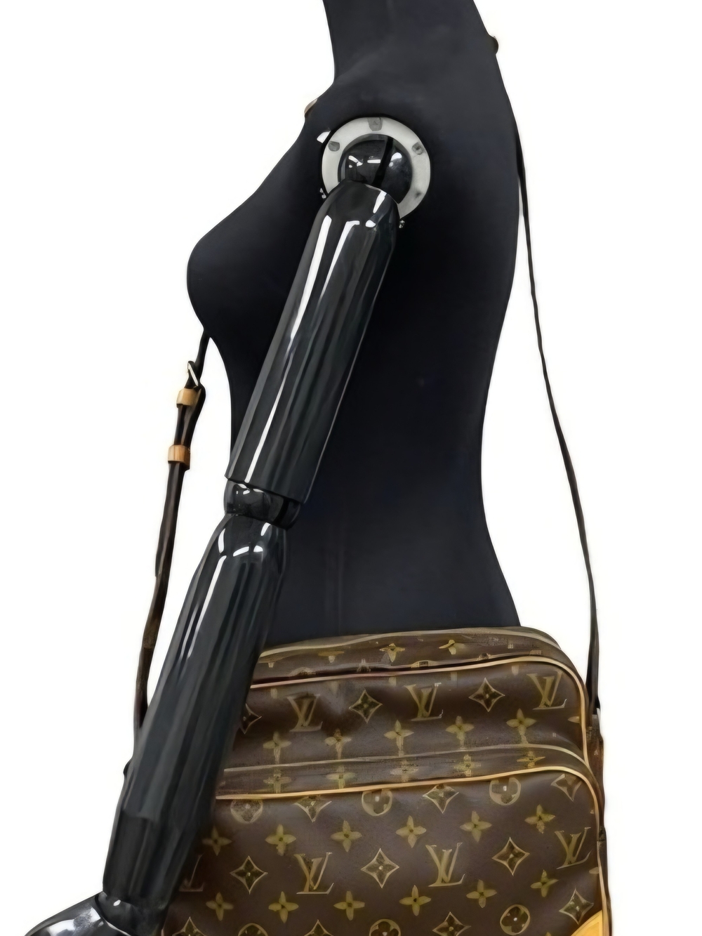 Louis Vuitton Monogram Crossbody Bag - Brown/Gold